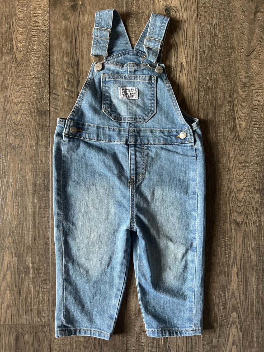 Levi’s baby jean overalls